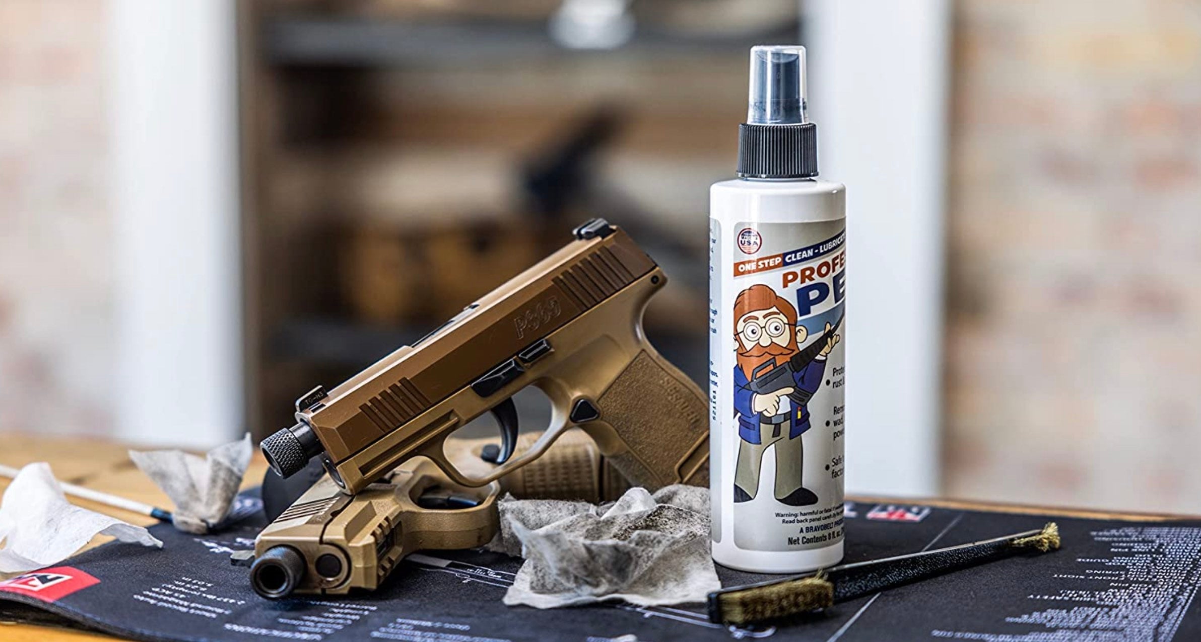 The TopRated Gun Cleaner for 9mm Firearms Professor Pew